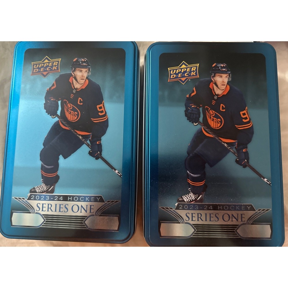 2 UD 2023-24 CONNOR MCDAVID TIN With 140 ASST'D CARDS